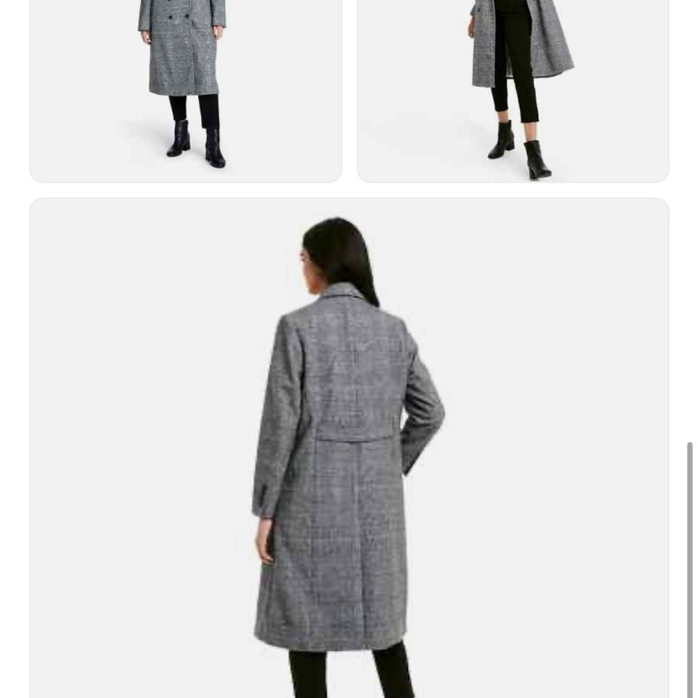 Nili Lotan Gray Trench Coat, XS, EUC - Picture 3 of 7